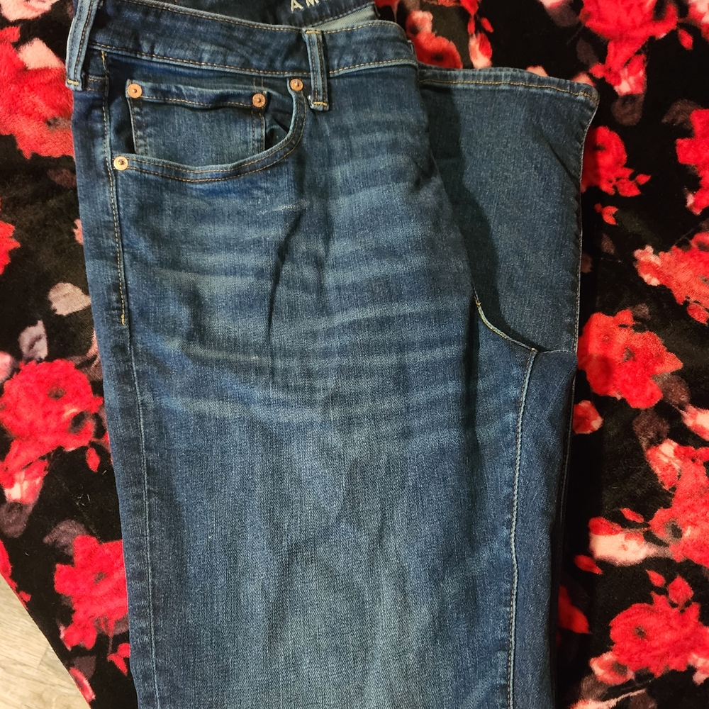 American Eagle Outfitters Dark Blue Relaxed Jeans Sz. 38x32